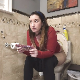 A Portuguese girl takes a piss and a shit while relaxing with her phone. A fart and multiple plops are heard after some gentle pushing. She wipes her ass while standing up when finished. Presented in 720P HD. 102MB, MP4 file. Exactly 7 minutes.